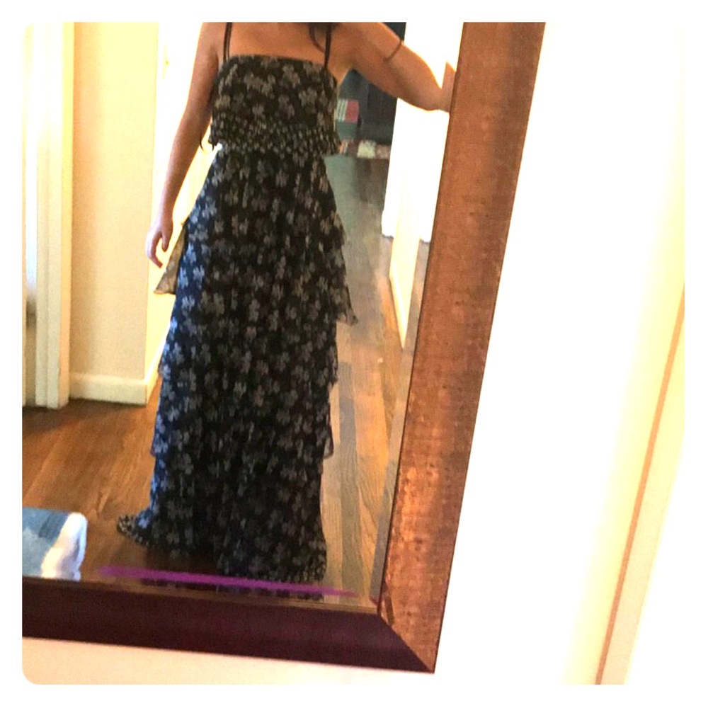 Jill Jill Stuart maxi ruffled dress
